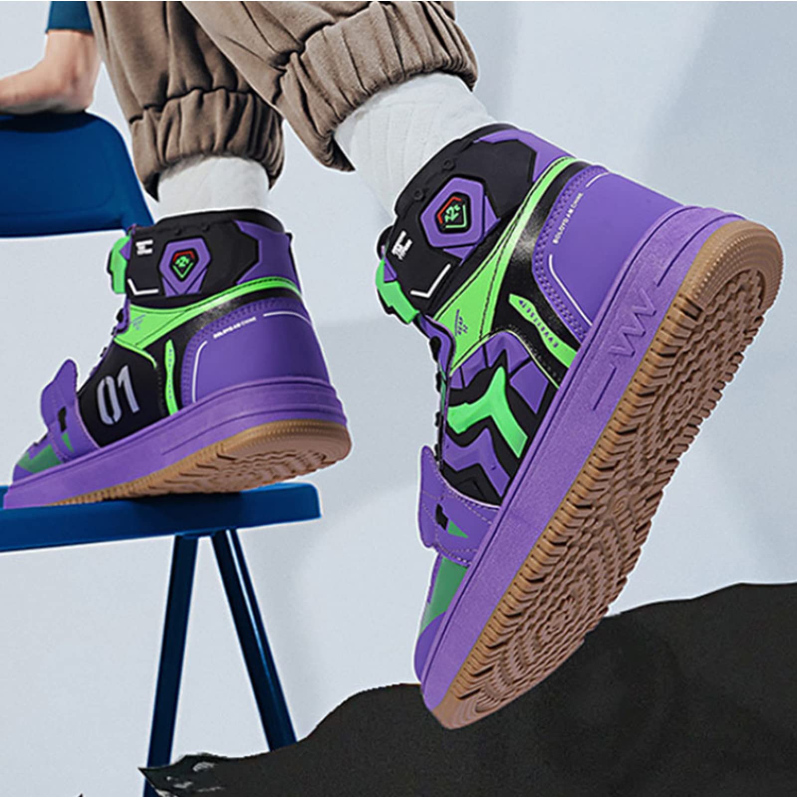 Amazon.co.jp: 新世紀エヴァンゲリオン印象風 スニーカー EVA初号機