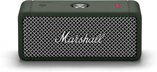 marshall emberton bluetooth portable speaker forest green