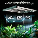 MARS HYDRO Smart FC3000 Lampe de culture LED 300W, Samsung LM301H EVO, lampes de croissance horticoles à spectre complet pour culture indoor, couverture 100 x 100cm - 9