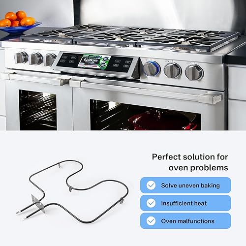 Miniatura 6 de Elemento de horno para hornear se adapta a Amana Whirlpool ARR630 ART6110 77001094 WP77001094 CH5910 Reemplazo del elemento calefactor del horno