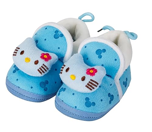 Lillypupp New Born Baby Shoes and Unisex Booties with Lays for Grip for Baby Boy and Girl from 6-12 Month to 1 Year. Casual Socks for First Walker and Pre Walker
