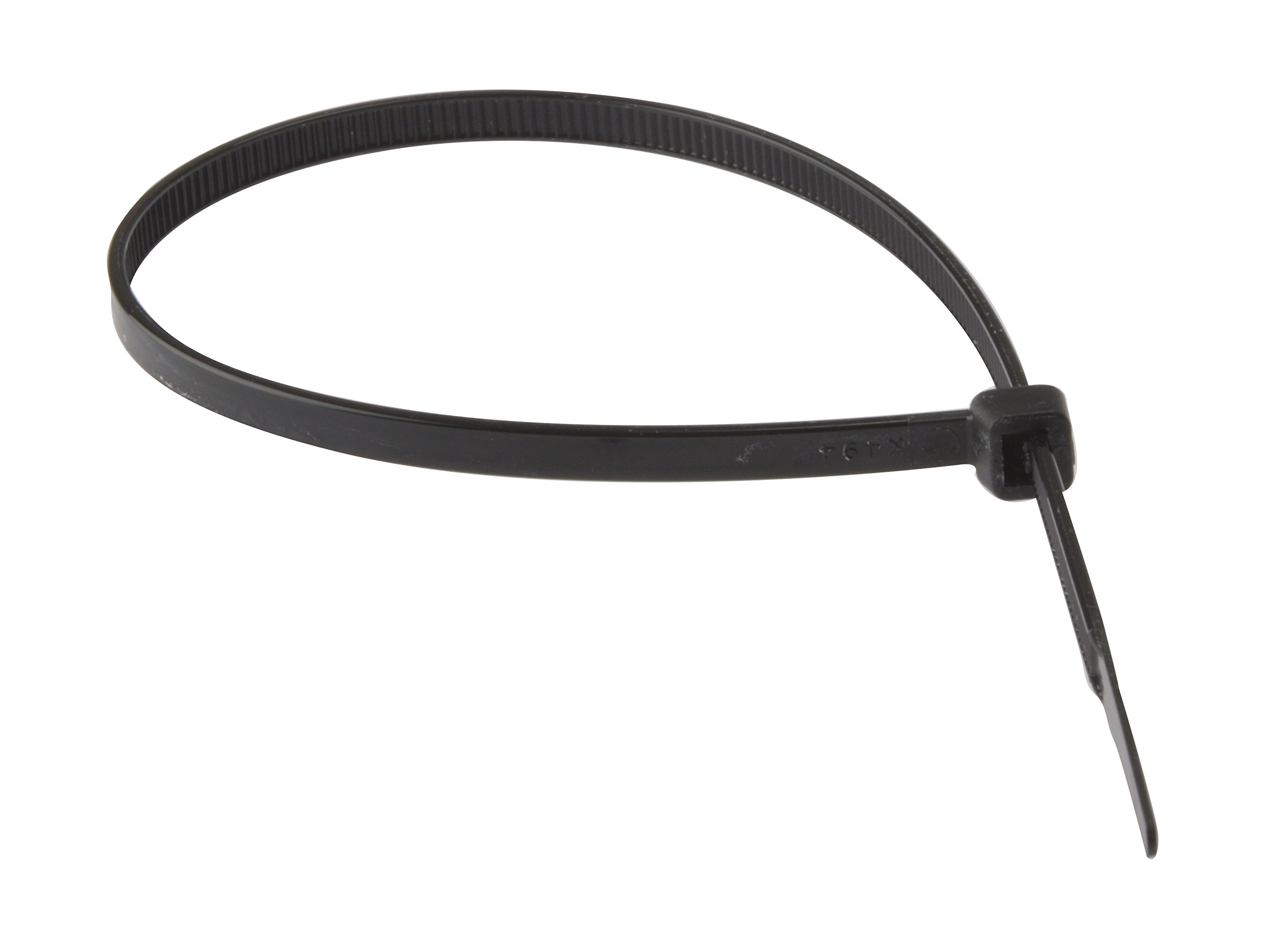 ForgeFix Cable Ties | 4.8 x 300mm | Black | Bag 100