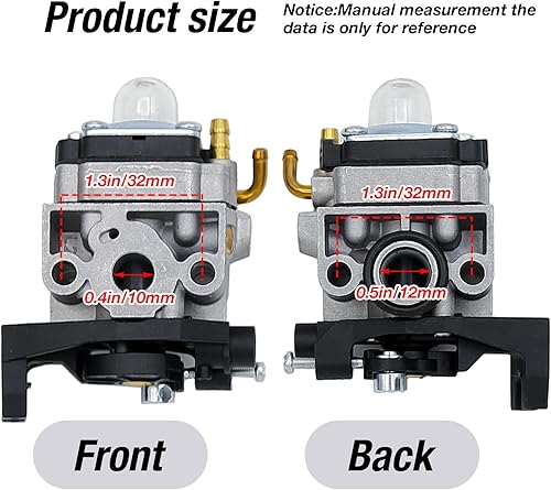Miniatura 2 de 16100-Z0Z-034 GX35 Kit de filtro de aire de carburador de repuesto para Hon-da HHT35 HHT35S recortadora de cuerdas WYB-16C Repuestos de