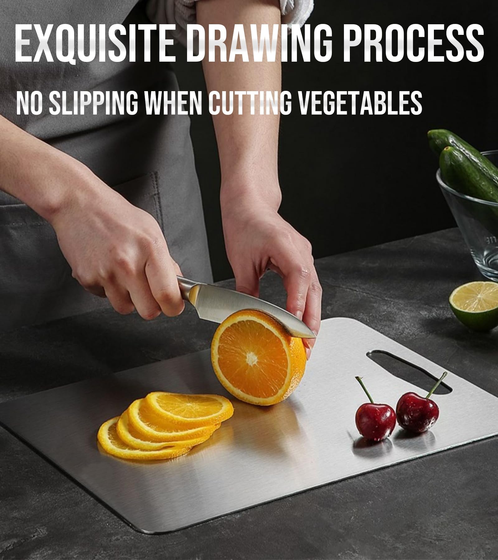 Katuchef Titan Schneidebrett 29x20cm - Rostfrei & Hygienisch