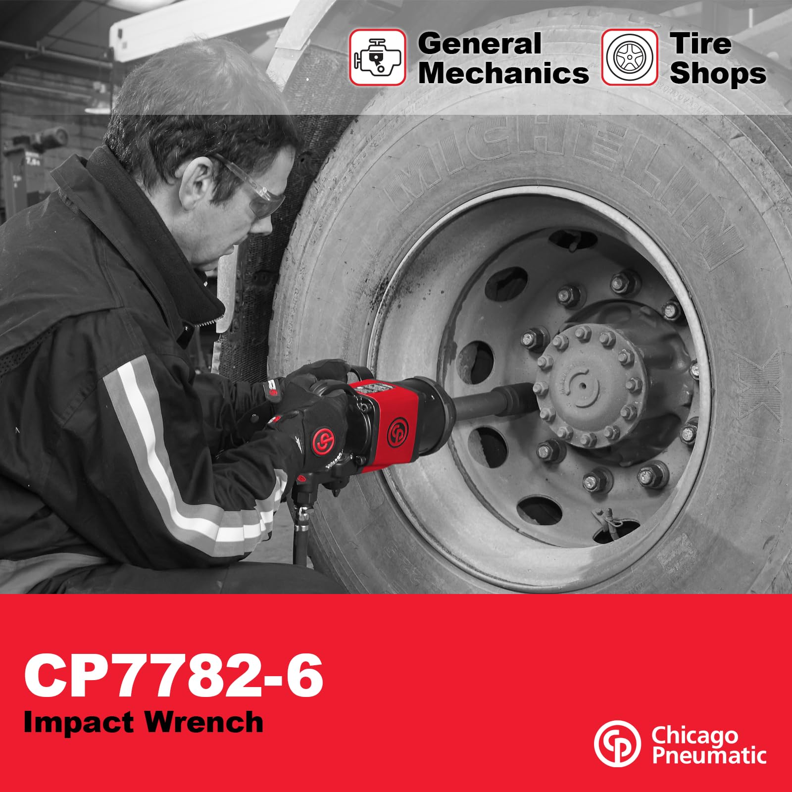 CHICAGO PNEUMATIC TOOL COMPANY CP7782-6 1 IMPACT WRENCH