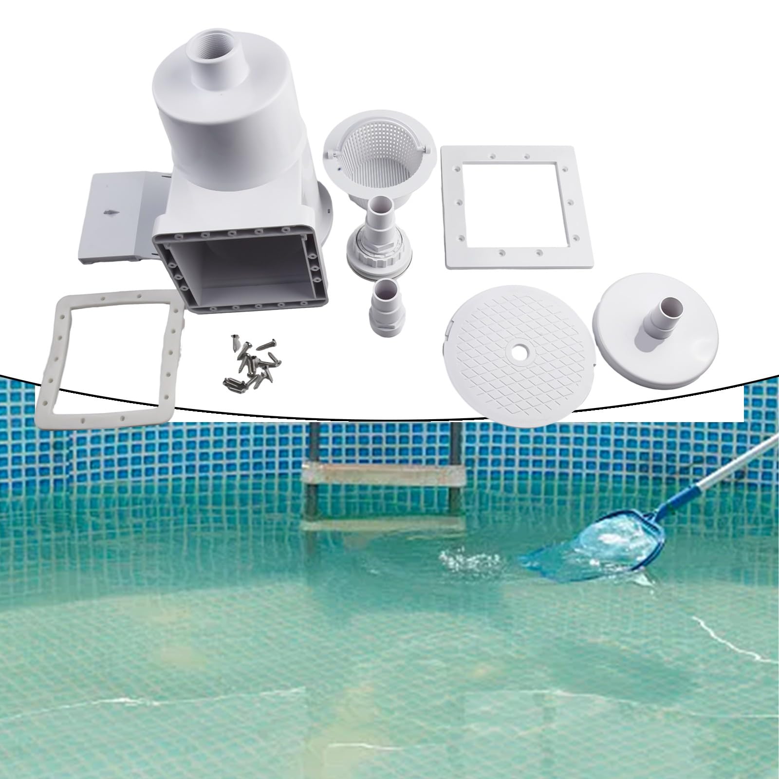 para reemplazo de Skimmer, se Adapta a para Hayward para SP1091LX para Skim Dyna Skim sobre el Suelo, fácil instalación y Mantenimiento