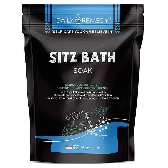 Buy All Natural Sitz Bath Soak with Epsom Salt - Made in USA - for ...