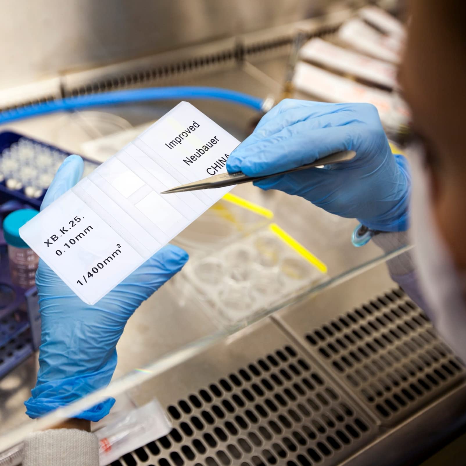 Balacoo Lab Improved Neubauer Hemocytometer Blood Cell Counting Chamber ...
