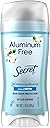 Secret Aluminum Free Deodorant for Women, 48hr Odor Protection, Free of Parabens Dyes Talc & Baking Soda, PH Balancing Minerals, Dry Solid, Cotton Scent, 2.4 oz
