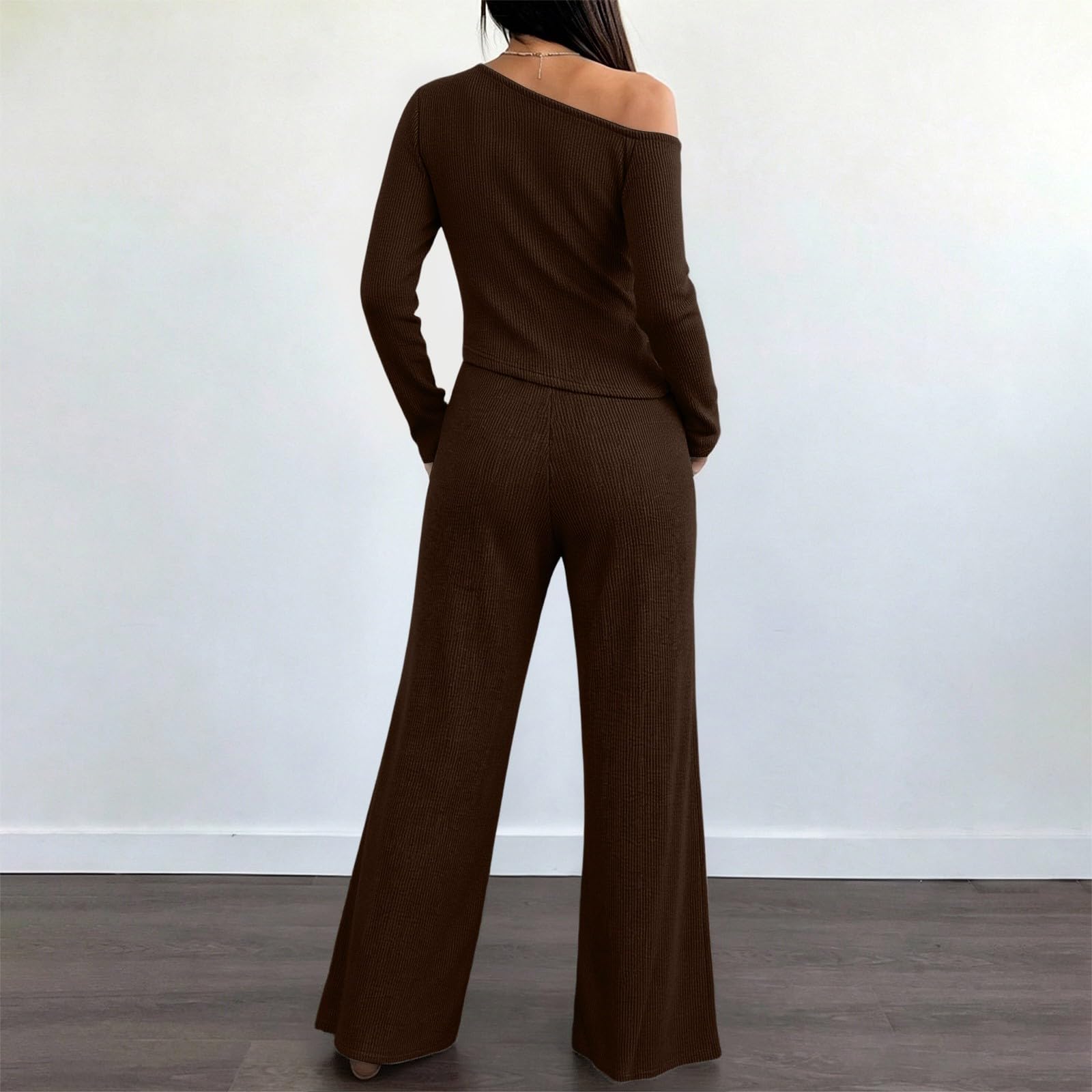 LUCKME Completo Donna 2 Pezzi Tuta Elegante Donna Curvy Tuta Sport Casual