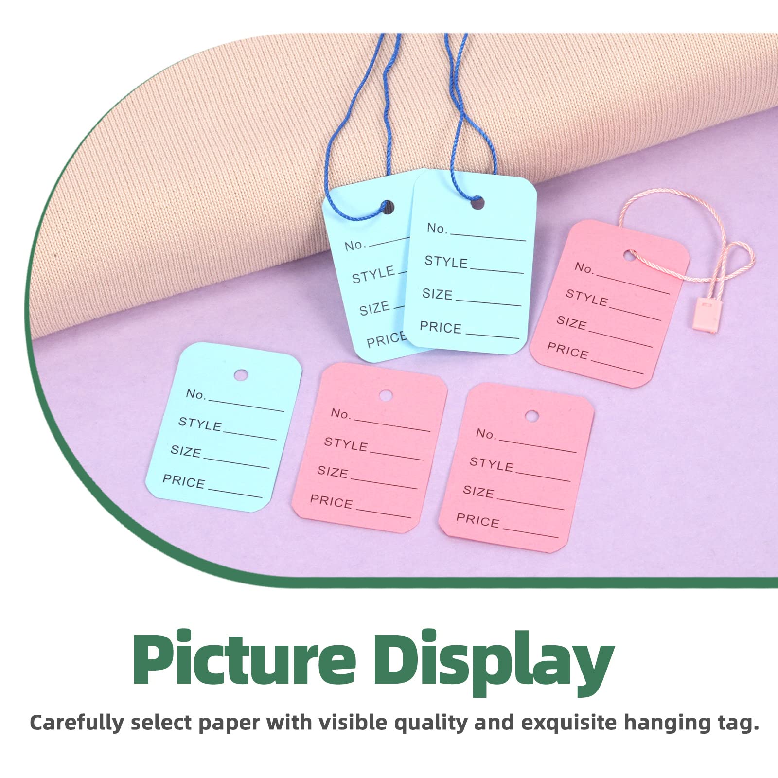 Keadic 1300Pcs Clothing Price Tags And Hang Tag String - View #4