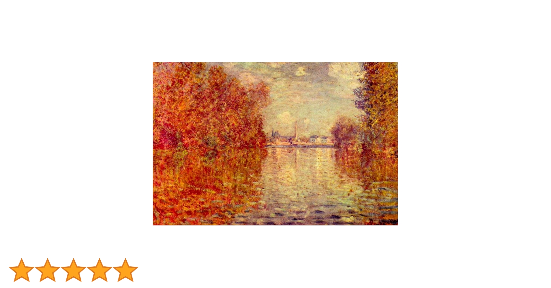 絵画  複製画  アートポスター　クロード・モネ Amazon.co.jp: クロード・モネ アルジャントゥイユの秋の効果