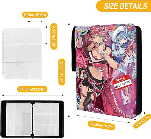 Miniatura 2 de sabermaster Carpeta de tarjetas coleccionables para 900 tarjetas, con 50 fundas extraíbles, juguetes regalos para niños y niñas