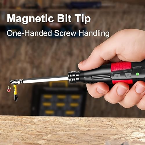 Miniatura 5 de Destornillador eléctrico inalámbrico de 3.6 V, destornilladores eléctricos recargables, herramienta automática de reparación del hogar con mango