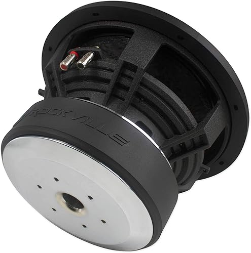 Miniatura 7 de Rockville Punisher 12D1 - Subwoofer para automóvil de 12 pulgadas, 5600 W pico/1400 W RMS CEA, doble 1 ohmio, imán de 246 onzas, canasta de aluminio