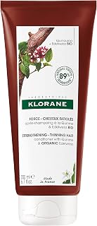 Klorane - Conditioner with Quinine & Organic Edelweiss - for Thinning and Tired Hair - Supports Thicker, Stronger, Healthier Hair, For Men and Women, 0% Paraben, Silicone and Sulfate - 200ml