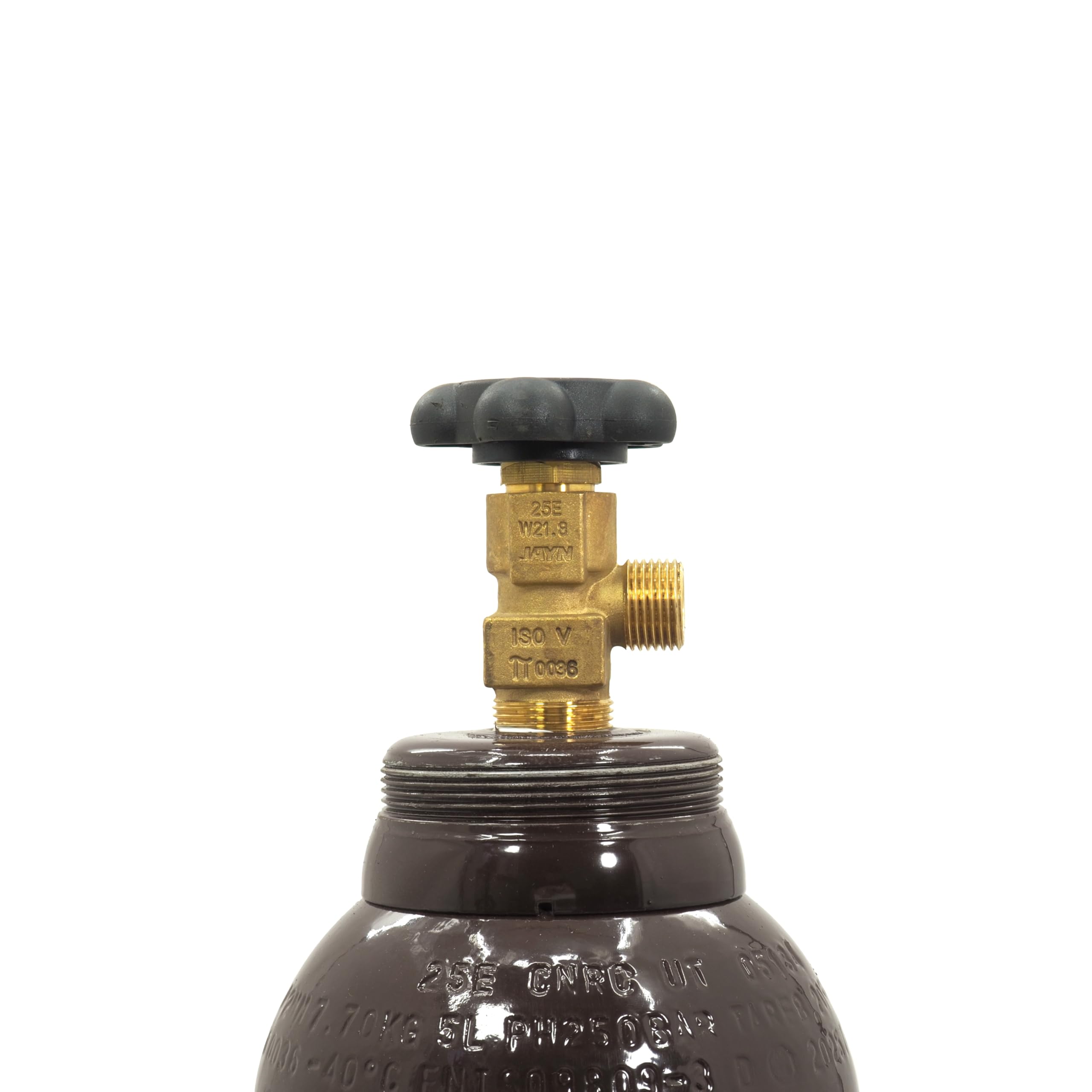 Bombona de gas helio de 5 l, pequeña, 150 bar, gas para globos, gas de soldadura WIG MIG, para laboratorio, medicina, industria, bombona de helio de 0,7 m³, gas protector universal, gas para globos
