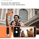 YATWIN Silicone Back Case for Google Pixel 9 Pro XL, Soft-Touch Phone Back Cover for Google Pixel 9 Pro XL - Orange gallery image