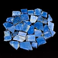 Vista 64 de Natural Yaxaite Raw Slice Gemstone- Healing Crystals for DIY Jewelry Making -Loose Natural Cabochon -Perfect for Crafting Unique Jewelry Designs