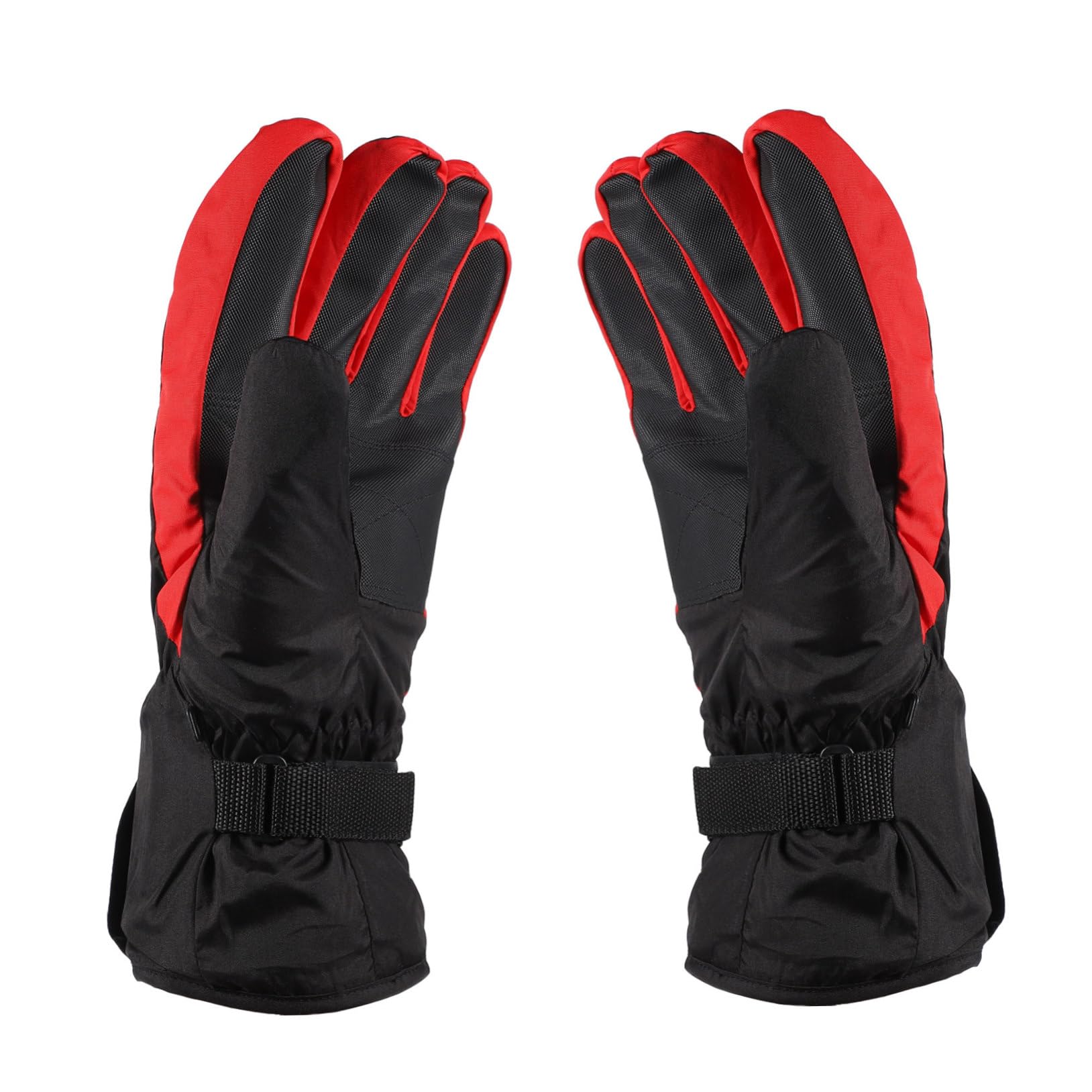 YARNOW Guanti riscaldati guanto termico thermal gloves guantini palestra riscaldatori guanti da ciclismo impermeabili Caldo mano guanti antivento guanto invernale Poliestere Black