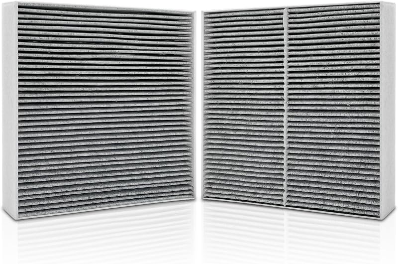 Filtro de ar-condicionado de cabine Capume JM133 com carvão ativado e HEPA para Hyundai e Kia – 2 unidades