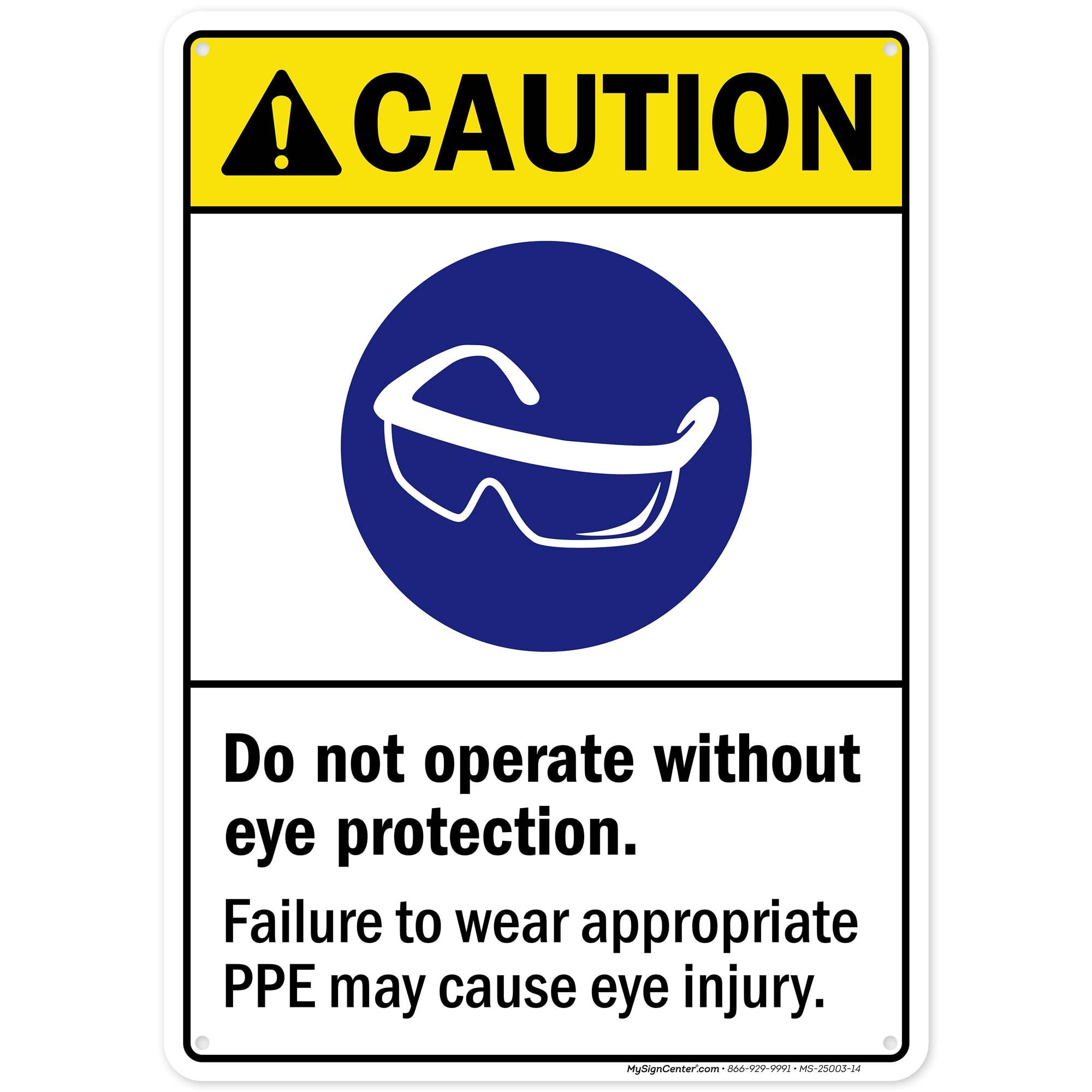 Eye Protection Signs Free