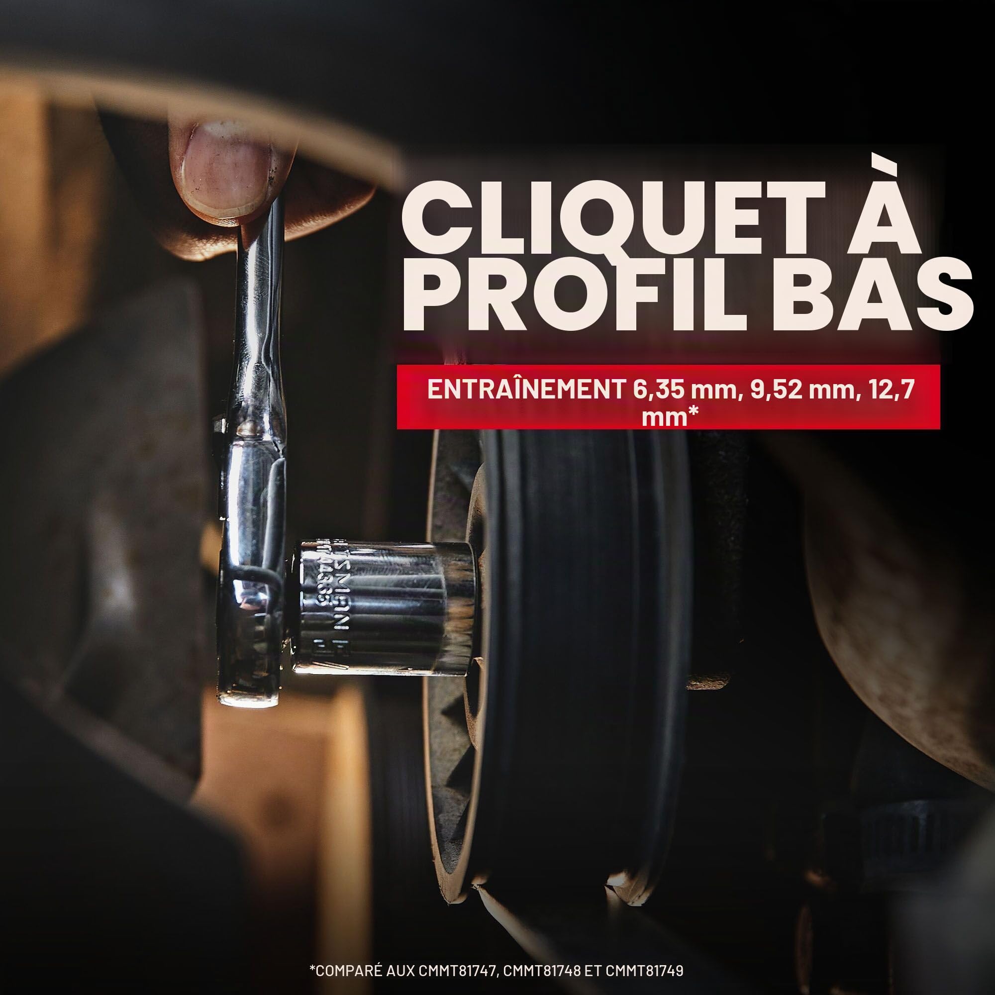 Craftsman CMMT12134 Lot d'outils de mécanique 189 pièces Low Pro