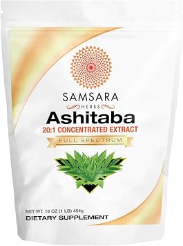 Samsara Herbs Ashitaba Extract Powder 16oz/454g 201 Concentrated Extract