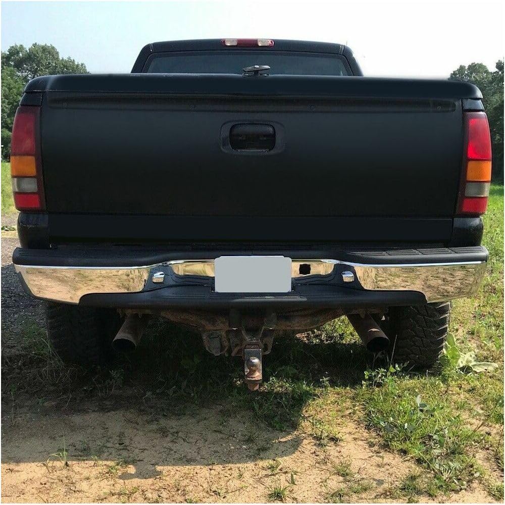 Step Bumper Assembly Rear Steel Silver for Chevy for GMC for Sierra 3500/2500HD image 9