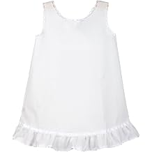 I.C. Collections Little Girls White Embellished A-Line Slip, 2T - 6x