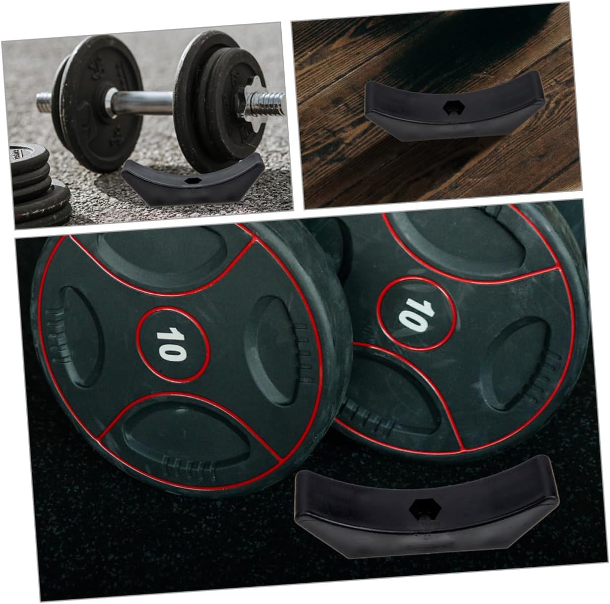 5pcs Dumbbell Stand Rack Plastic Strength Training Dumbbell Holder for Home Gym Weight Rack Stable Design