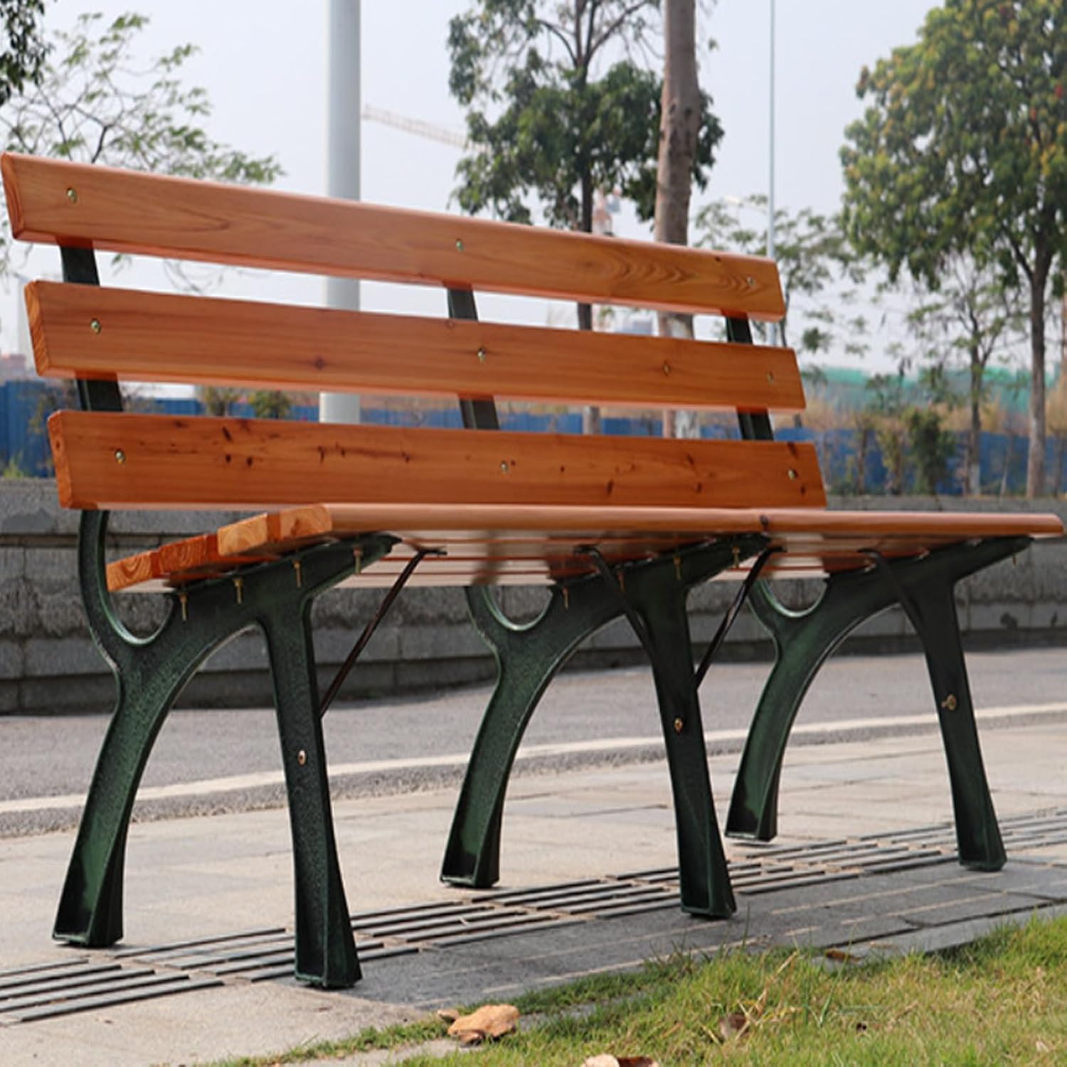 Garden Outdoor Benches, Wooden Shoe Bench, Sturdy Wooden Porch Garden Bench
