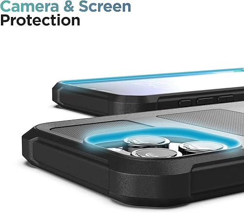 Miniatura 9 de Encased Falcon Armor - Funda diseñada para iPhone 15 Pro con funda de clip para cinturón, funda ultra protectora a prueba de golpes (compatible con