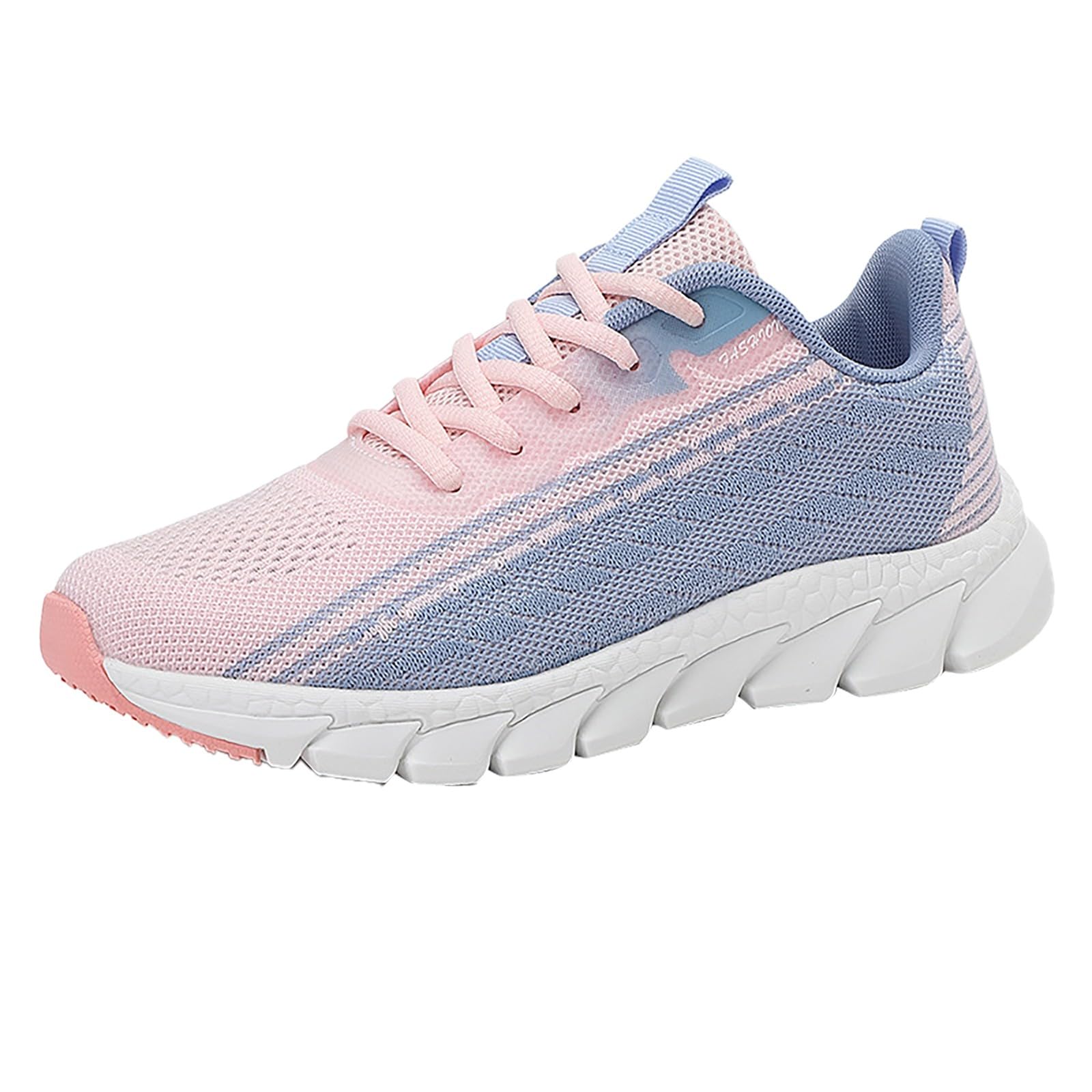 Zapatillas de deporte para mujer en malla transpirable con diseño degradado 8