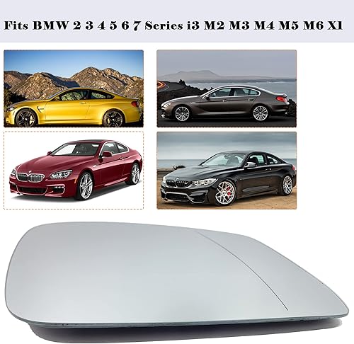 Miniatura 2 de Espejo calefactable para el lado del pasajero compatible con 228i 320i 328i 330i 335i 428i 430i 435i 440i 535i 550i 640i Series i3 M2 M3 M4 M5 M6