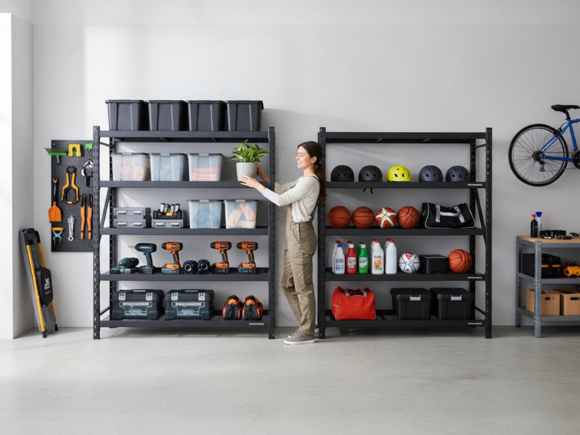 Amazon.com: Heavy Duty Member Mark 4-Shelf Industrial Storage Rack
