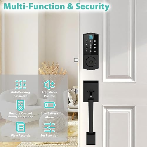 Miniatura 3 de Hunnay - Tarjetas IC para cerradura de puerta inteligente, 4 tarjetas IC inteligentes para cerraduras inteligentes TTLock, llaveros RFID de 13.56