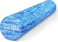 Yes4All EVA Firm Foam Roller for Back Pain Relief & Deep Tissue Massage - 12/18/24/36 Inch for Yoga Pilates Exercise