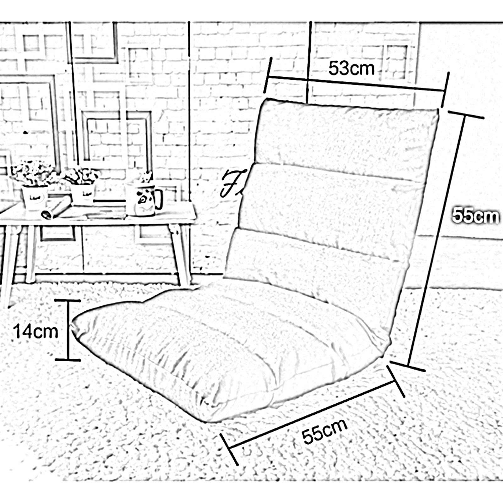 Sillón Reclinable Plegable Ajuste de 6 velocidades Sofá pequeño Individual Fácil de Quitar y Lavar Silla de computadora Sillon Relax (Color : Brown)