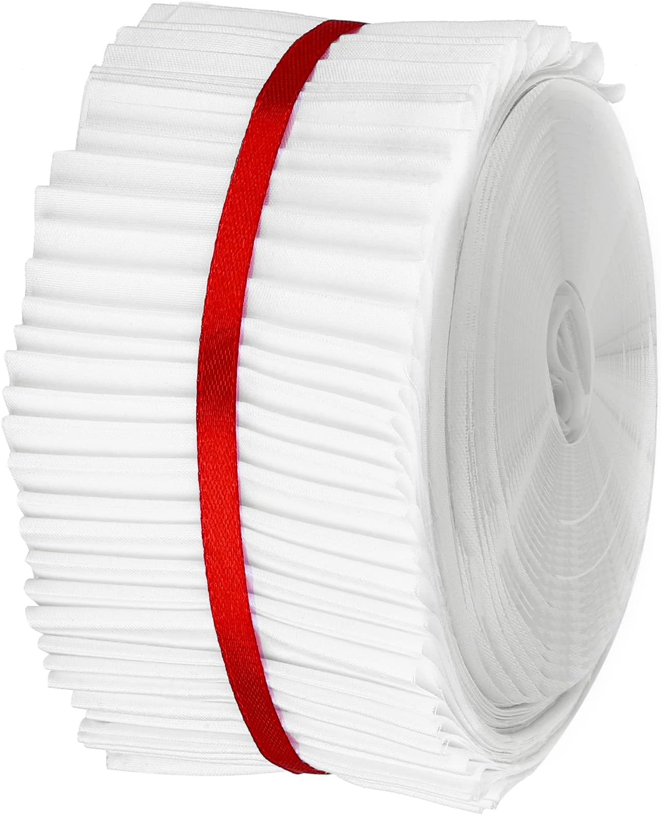 40 Pcs White Jelly Cotton Fabric Patchwork Roll, 2.55 Inch Roll Up Cotton Fabric Quilting Strips, Jelly Fabric Patchwork Craft Cotton Fabric for Quilters and Sewing DIY Crafts (Basic Style)