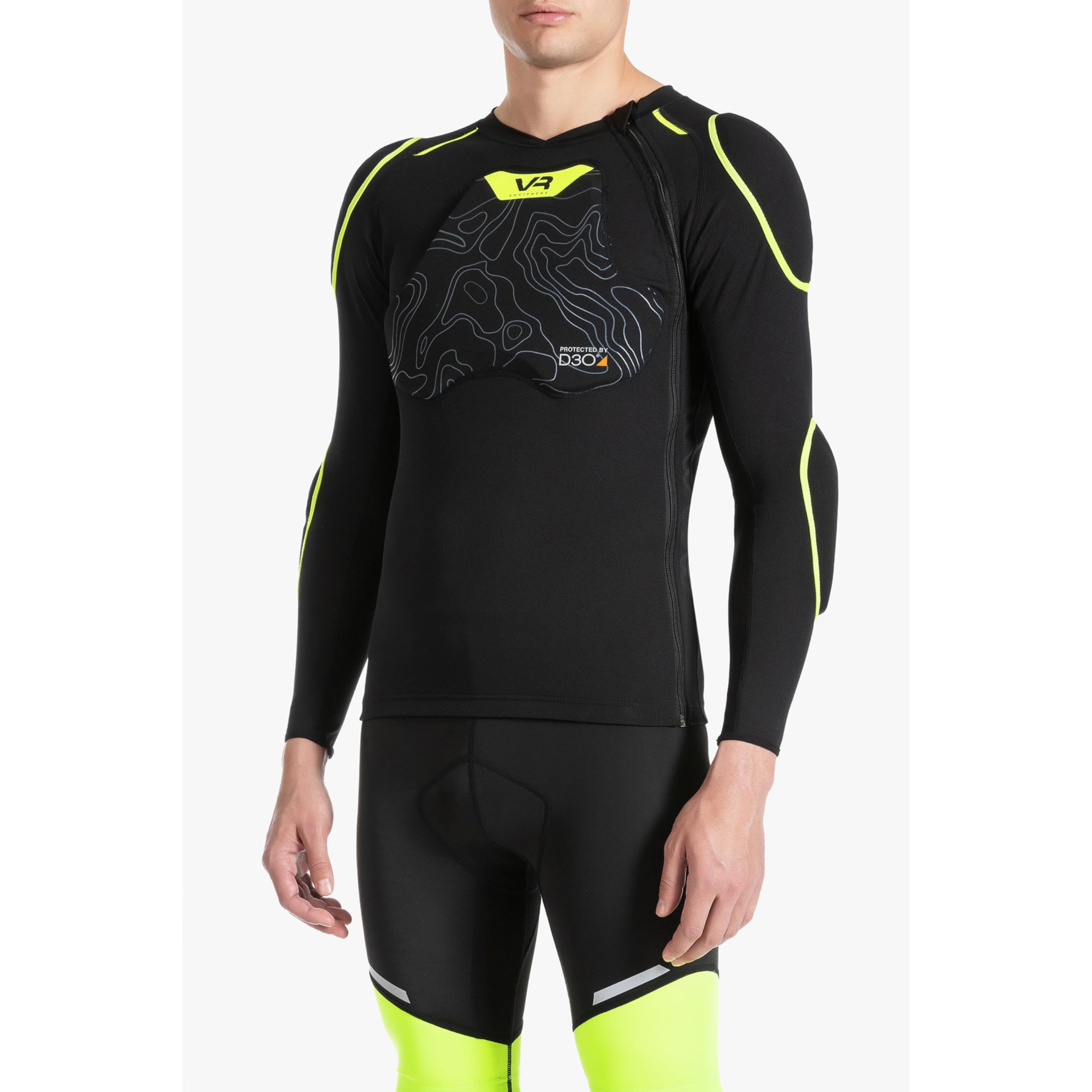 Valentino Rossi Body Guard MTB, Protezione Unisex Adulto, Nero, L