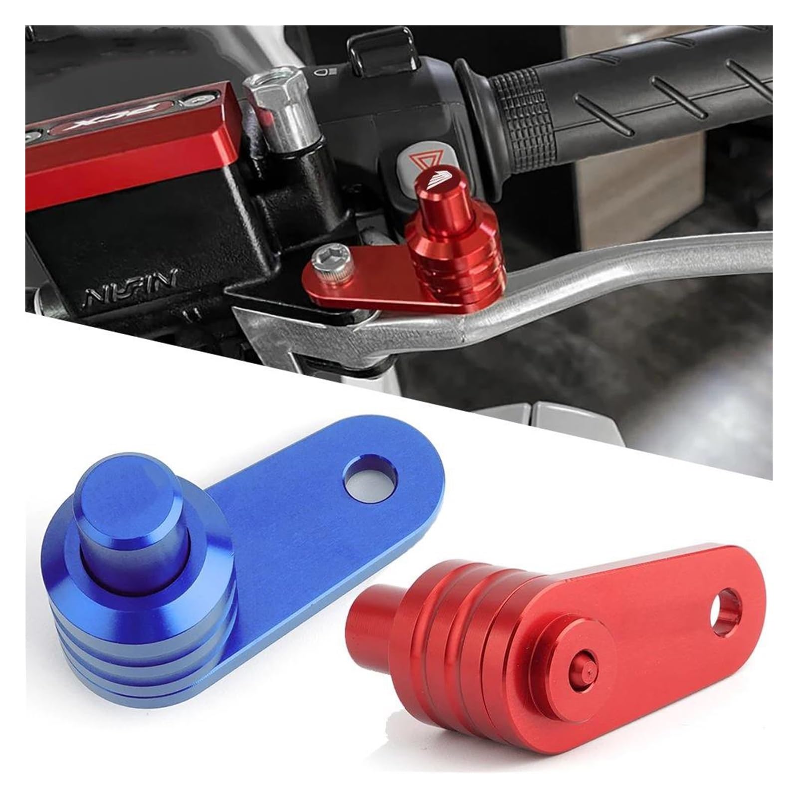 Livello Di Parcheggio Del Freno Per H&ONDA Forza300 Forza250 Forza125 Forza 300 250 125 Freno Di Stazionamento Per Moto Controllo Semi-automatico Blocco(Black)
