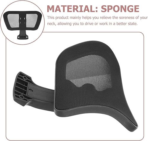 Miniatura 4 de LIFKOME Accesorios para silla de ruedas, reposacabezas de malla, reposacabezas para silla de oficina, accesorio universal, cojín de soporte para el
