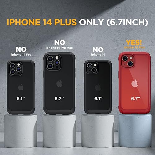 Miniatura 138 de Miracase Glass Series - Funda para iPhone 11 de 6.1 pulgadas, funda resistente de cuerpo completo mejorado con protector de pantalla de vidrio Negro