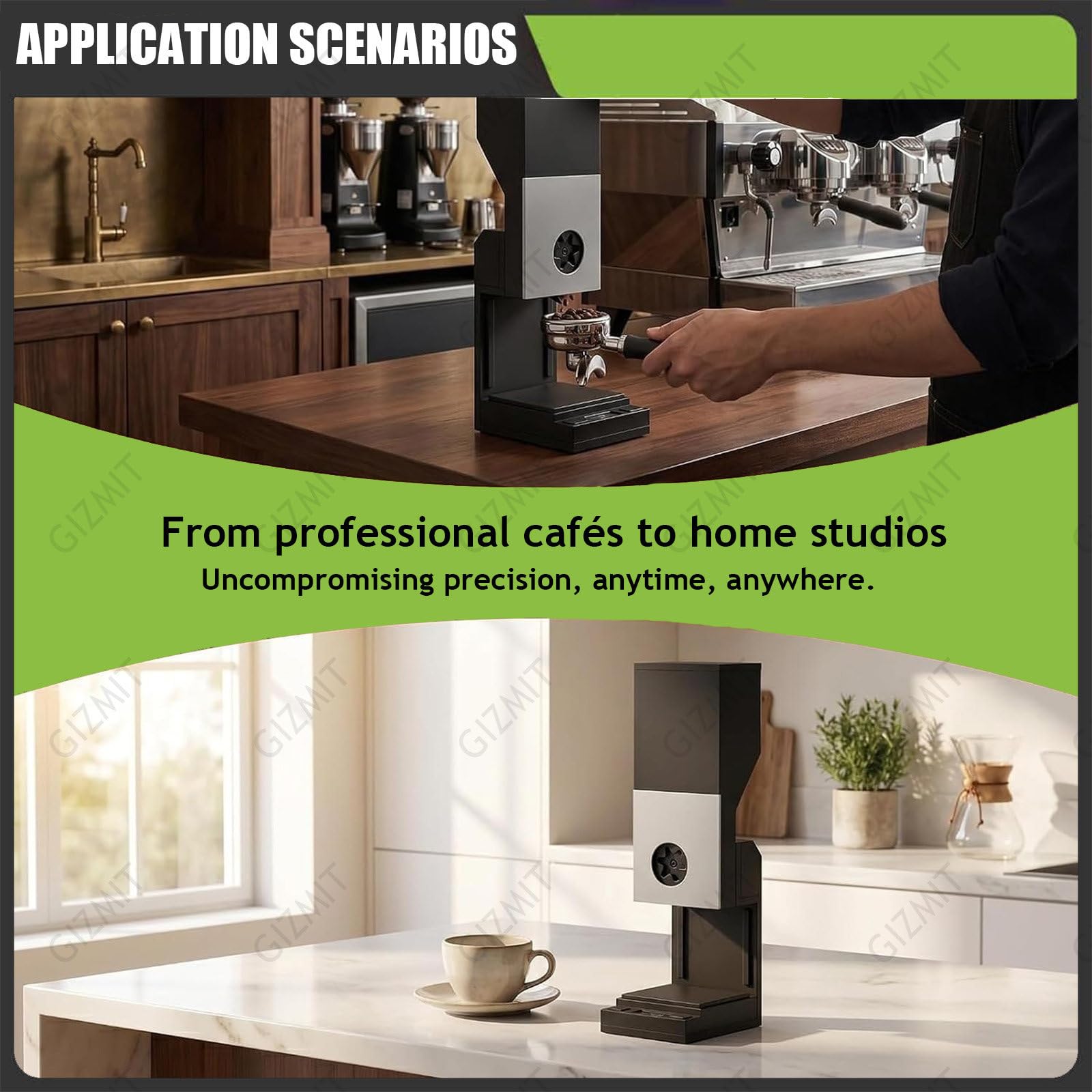 Dispenser Monodose, dosatore di Chicchi di caffè (Versione in Metallo), Macchina per Il Pre-dosaggio di Chicchi di caffè, per Lo stoccaggio di Fiocchi d'avena e Chicchi di caffè.