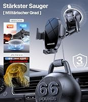 Miracase Univerzális Autós Telefontartó Szellőzőrácsra és Szélvédőre - black 2