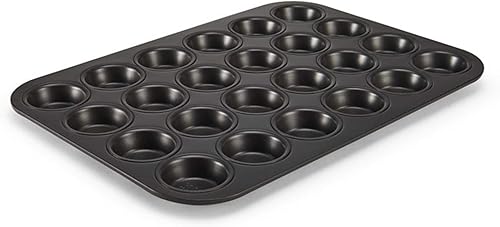 Miniatura 2 de Chicago Metallic Pro - Molde para magdalenas antiadherente, 24 tazas, color gris