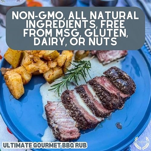Miniatura 8 de Gustus Vitae - Ultimate Gourmet BBQ Rub - Sin OMG - Lata magnética - Condimento gourmet - Hecho en pequeños lotes
