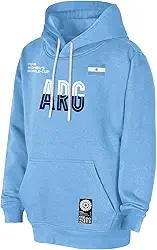 Moletom com capuz masculino padrão FIFA World Cup, multicolorido, PP