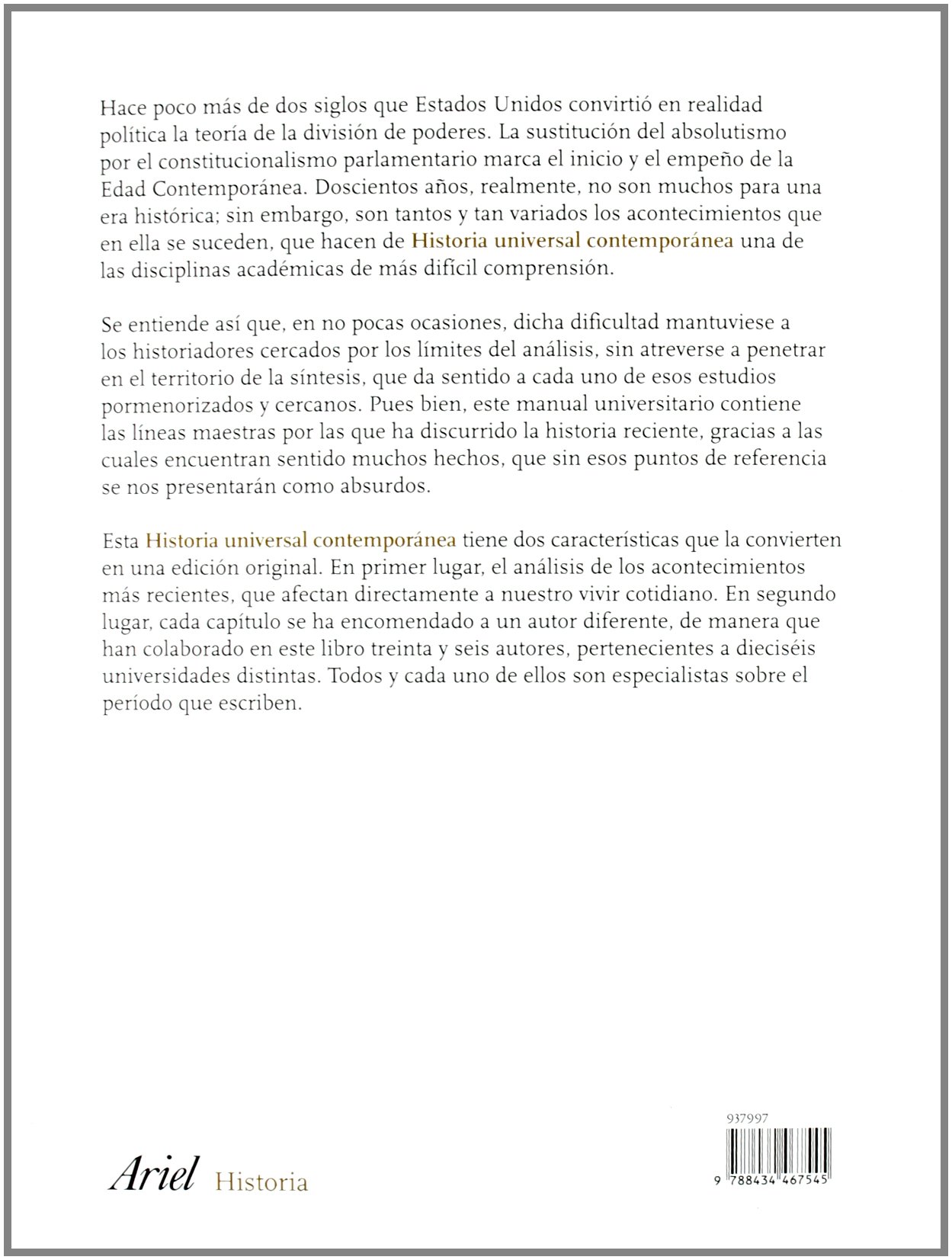 Historia universal contemporánea, vol. 2: De la primera guerra mundial a nuestros días: 1 (Ariel Historia)